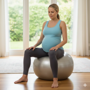 Birth ball exercises